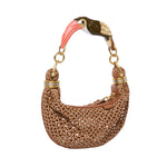 Small Bracelet Bag Braided Leather