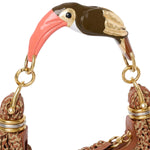 Small Bracelet Bag Braided Leather