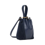 Small Spin Tote Bag Suede Leather Mix