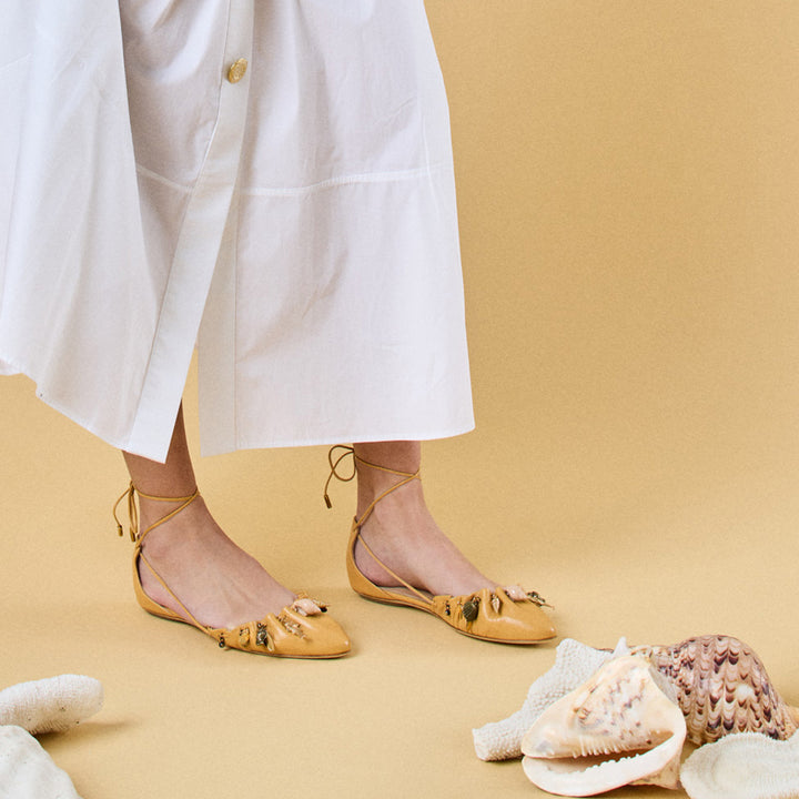 Sea Treasures Ballet Flats