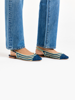 Strength Raffia Slingback