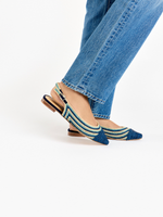 Strength Raffia Slingback