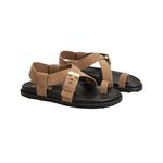 Buckle Detail Footbed Sandals