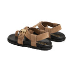 Buckle Detail Footbed Sandals