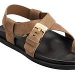 Buckle Detail Footbed Sandals