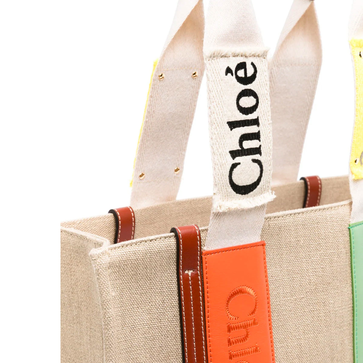 Woody Medium Logo Patch Tote Bag