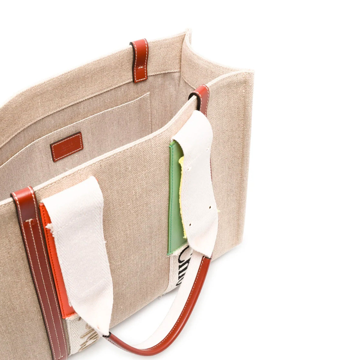 Woody Medium Logo Patch Tote Bag