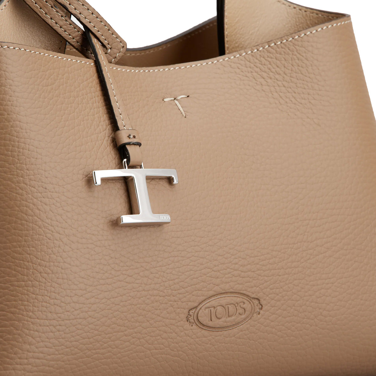Logo Charm Micro Tote Bag