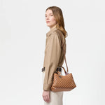Logo Charm Micro Perforated Tote Bag