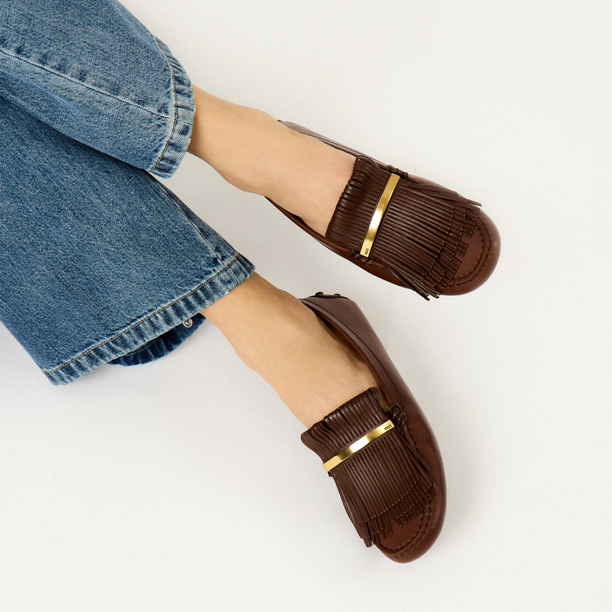 Fringed Gommino Loafers