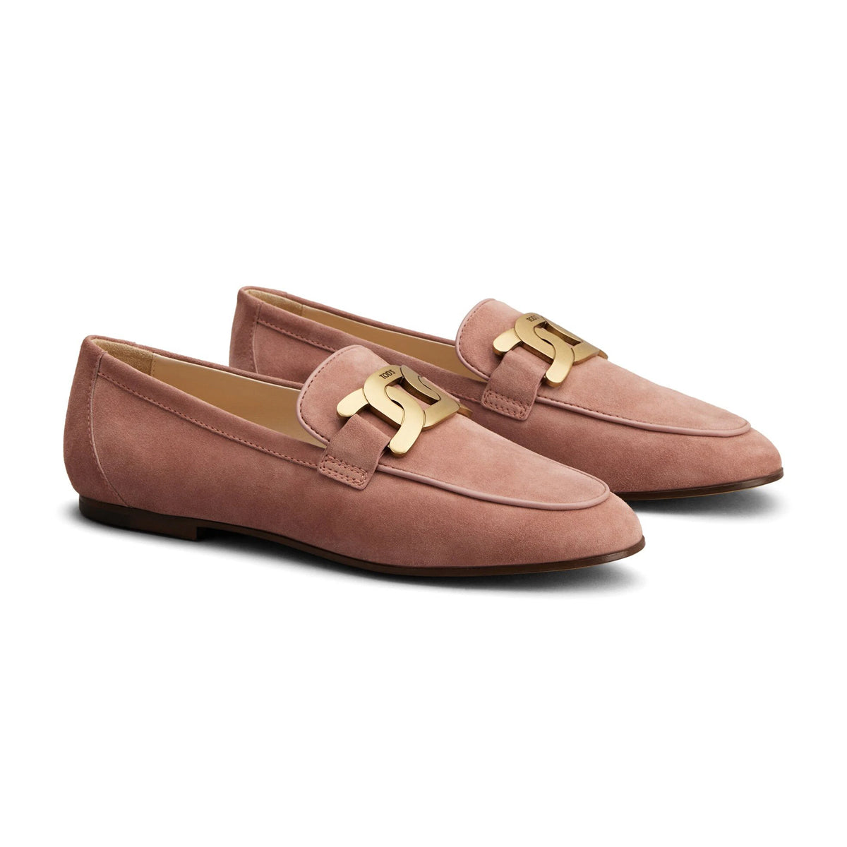 Kate Chain Link Suede Loafers