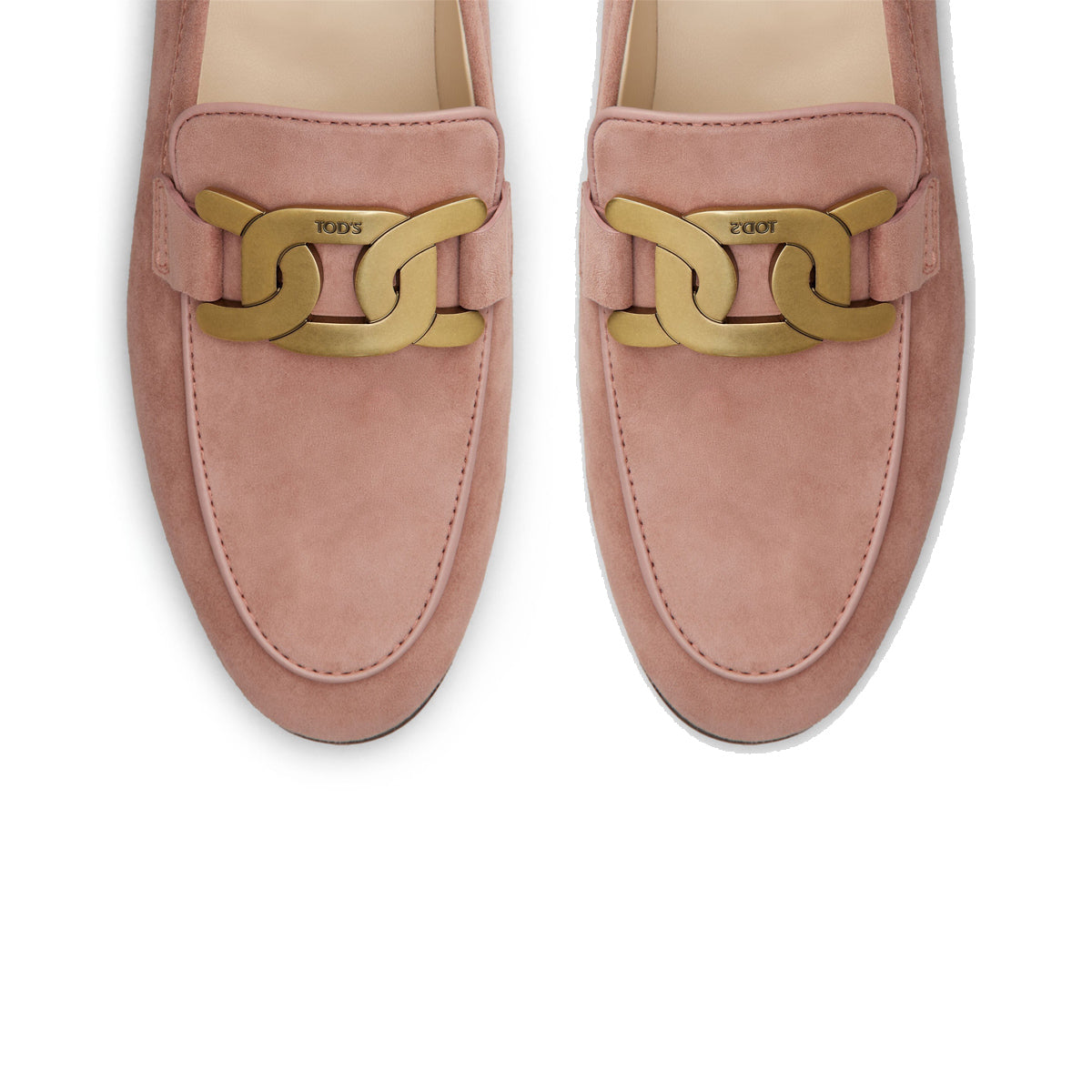 Kate Chain Link Suede Loafers