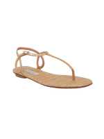 Almost Bare Raffia Sandal