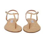 Almost Bare Raffia Sandal