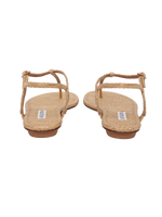 Almost Bare Raffia Sandal