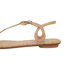 Almost Bare Raffia Sandal