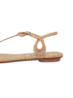 Almost Bare Raffia Sandal