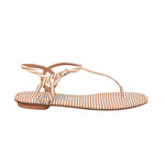Almost Bare Striped Sandal