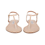Almost Bare Striped Sandal