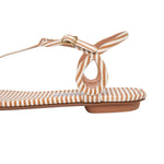 Almost Bare Striped Sandal