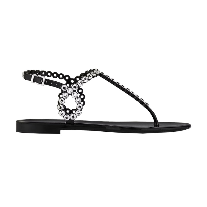 Almost Bare Crystal Jelly Sandal