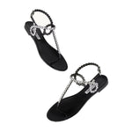 Almost Bare Crystal Jelly Sandal