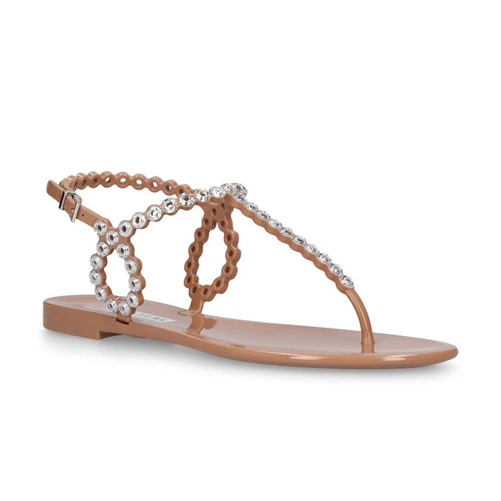 Almost Bare Crystal Jelly Sandal