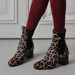 Angie Leopard Boots