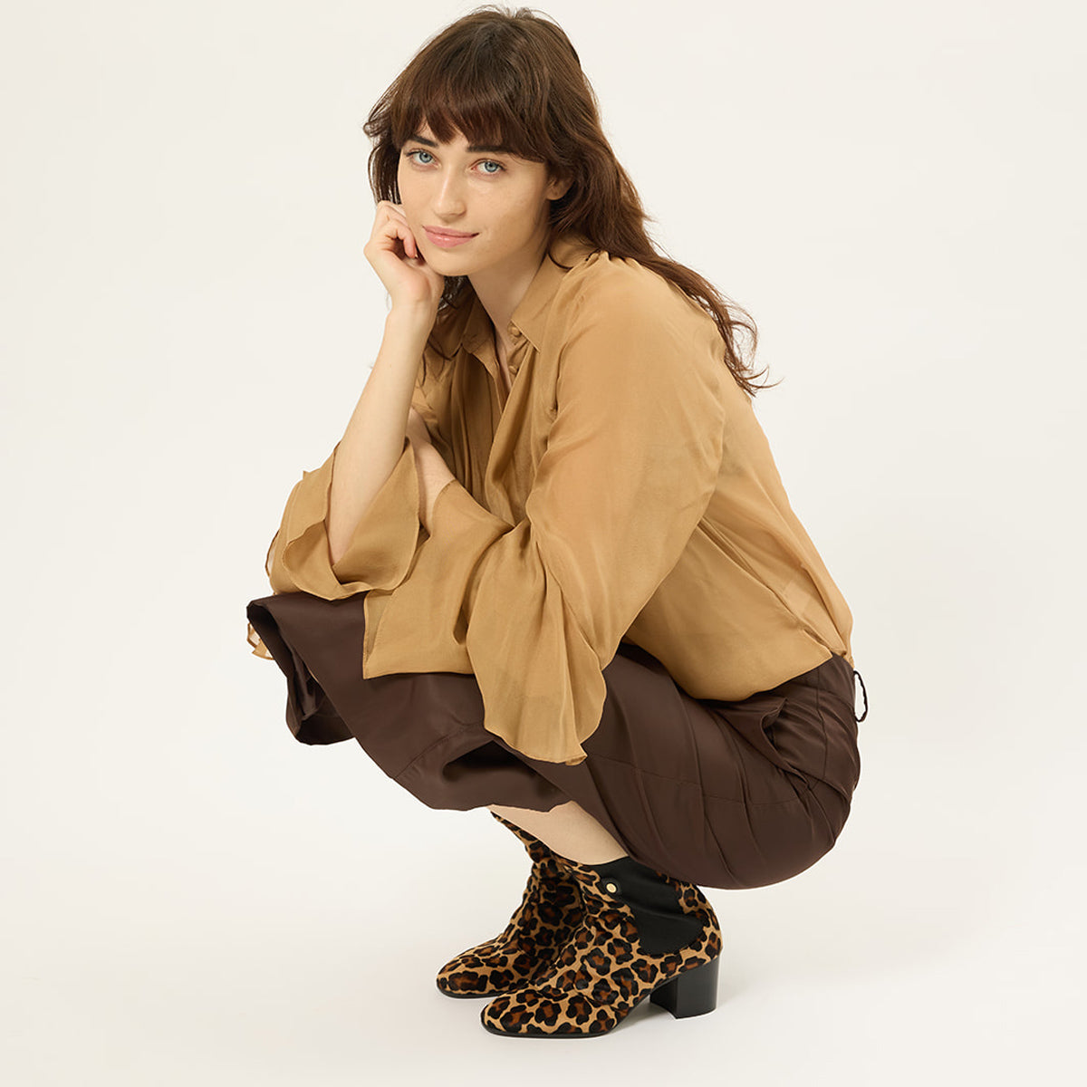 Angie Leopard Boots