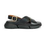 Barisci Flatform Leather Sandals