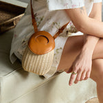 Lauren Wicker Basket Bag