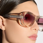 Bella Acetate Textured Sunglasses