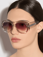 Bella Acetate Textured Sunglasses
