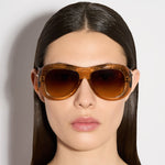 Bella Acetate Textured Sunglasses