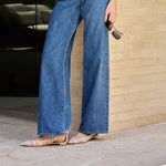 Bow Tie Tweed Flats