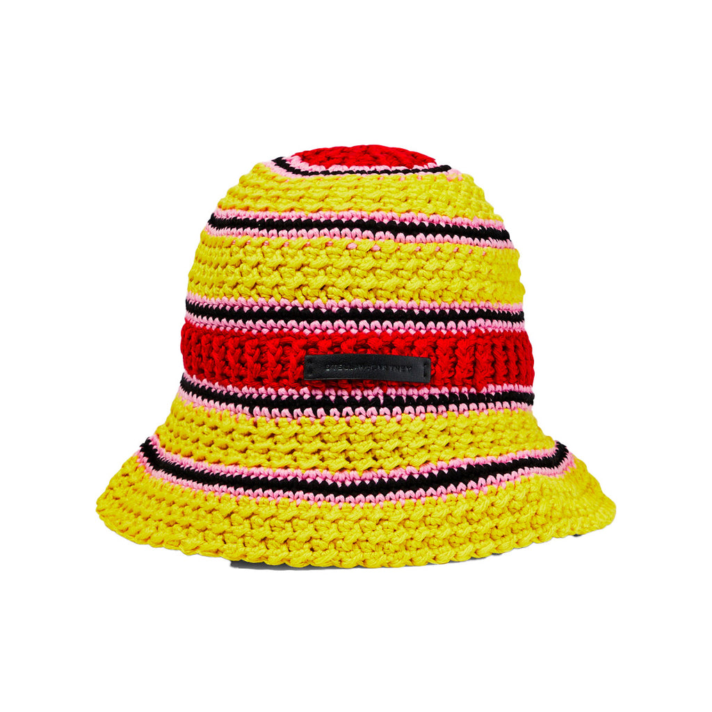 Logo Tab Bucket Hat in Black - Prada