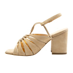 Burma Suede Block High Heels