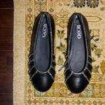 Marigold Crystyal Cage Ballet Flat