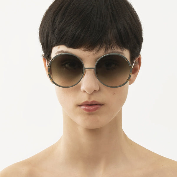 Celeste Round Metal Sunglasses
