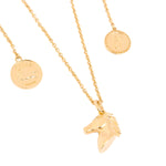 Chloe Charms Horse Necklace