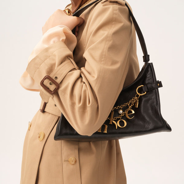 Charms Shoulder Hobo Bag