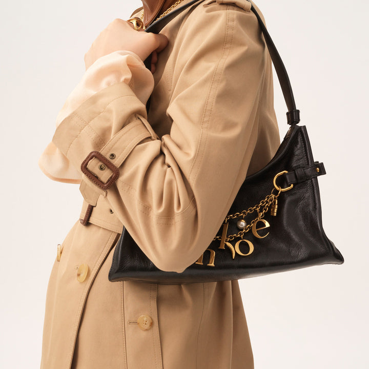 Charms Shoulder Hobo Bag