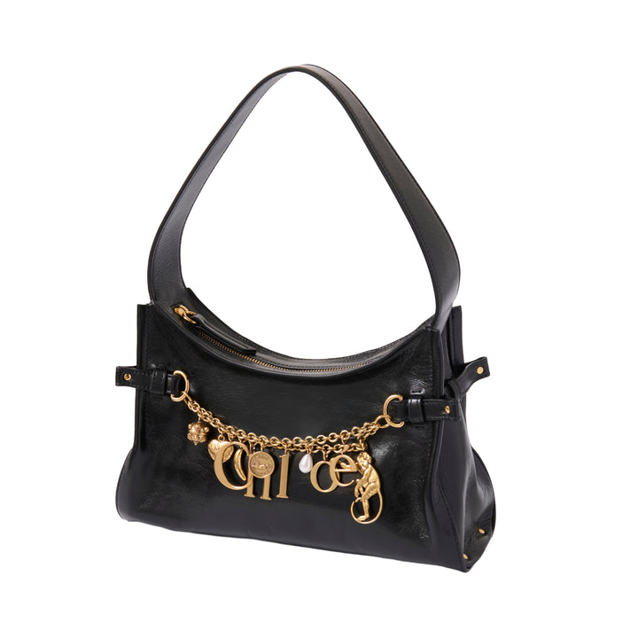 Charms Shoulder Hobo Bag