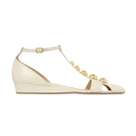 Cleia Embellished Wedge Sandals