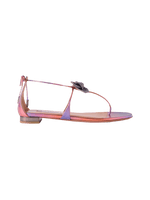 Crystal Orchid Sandal Flat