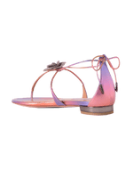 Crystal Orchid Sandal Flat