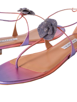 Crystal Orchid Sandal Flat