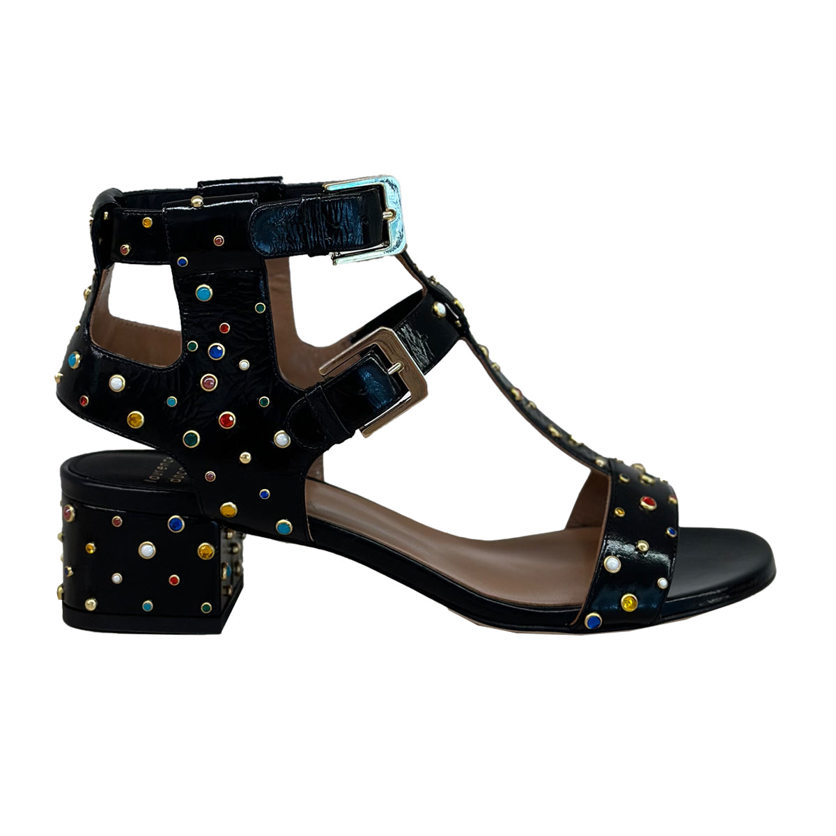 Dippo 50 Multi Stud Caged Sandals