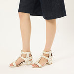 Dippo 50 Multi Stud Caged Sandals