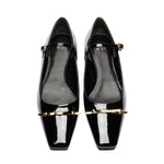 Bow Detail Square Toe Ballerina